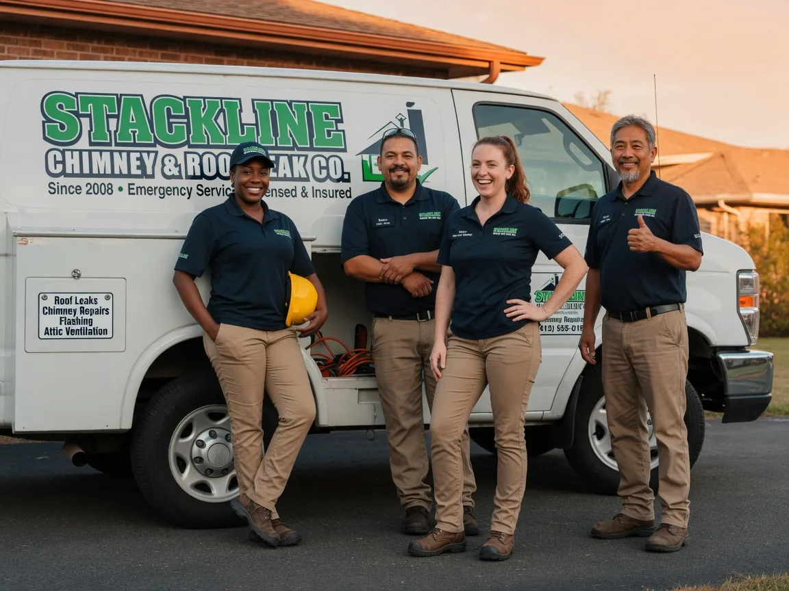Chimney flashing repair company in Hunt, TX